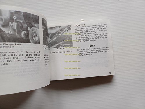 Kawasaki KLE 500 1990-91 manuale uso manutenzione libretto inglese originale