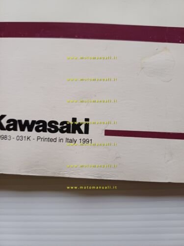 Kawasaki KLE 500 1991 manuale libretto uso manutenzione originale italiano