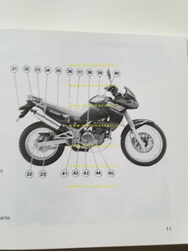 Kawasaki KLE 500 1999 manuale uso manutenzione originale italiano