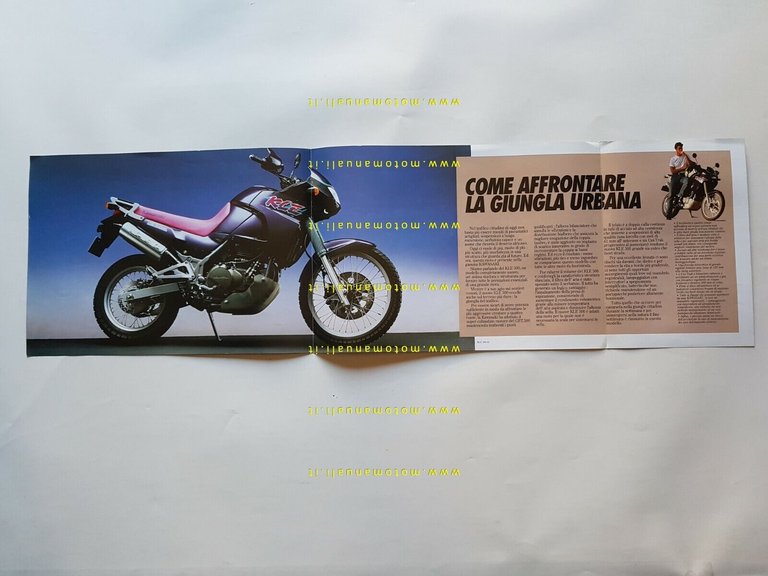 Kawasaki KLE 500 depliant originale italiano