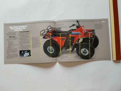 Kawasaki KLF 185 QUAD depliant INGLESE originale ENGLISH
