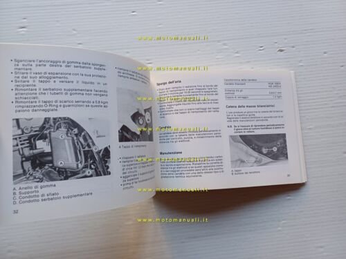 Kawasaki KLR 600 1984 manuale uso manutenzione libretto italiano originale