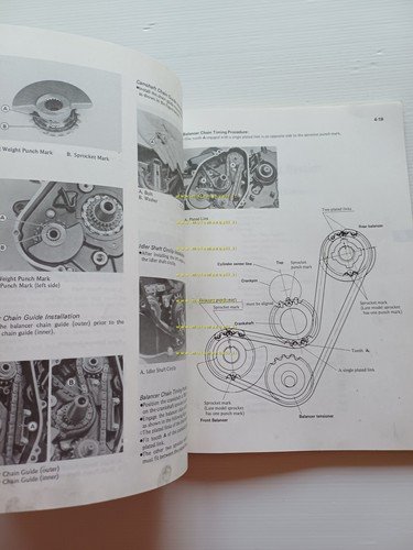 Kawasaki KLR 600 1985 manuale officina INGLESE originale