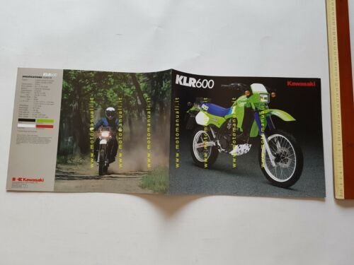 Kawasaki KLR 600 depliant originale INGLESE ENGLISH
