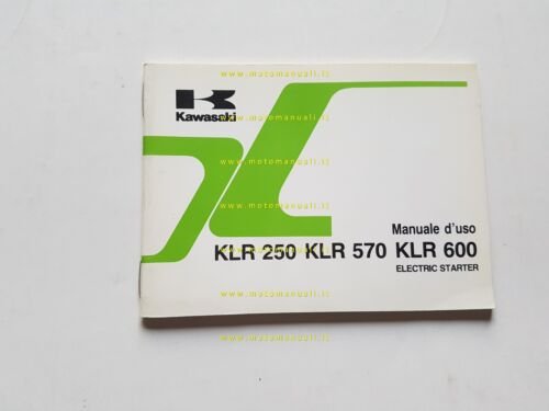 Kawasaki KLR 600 El. Starter KLR 570 KLR 250 1988 …