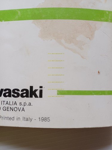 Kawasaki KLR 600 Electric Starter - KLR 250 1985 manuale …