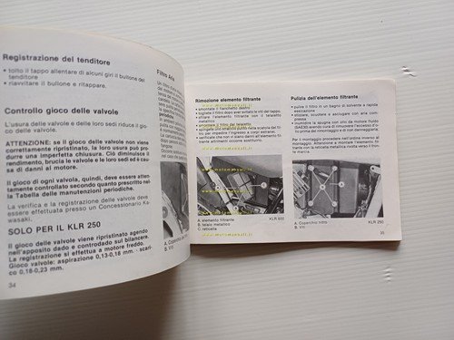 Kawasaki KLR 600 Electric Starter - KLR 250 1985 manuale …