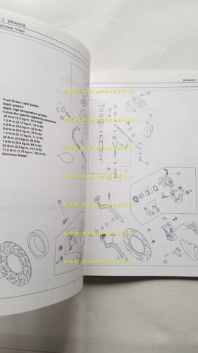 Kawasaki KLR 650 1994 SUPPLEMENTO manuale officina INGLESE