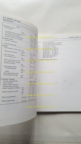 Kawasaki KLR 650 1994 SUPPLEMENTO manuale officina INGLESE