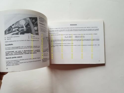 Kawasaki KLR 650 TENGAI 1989 manuale uso manutenzione libretto originale