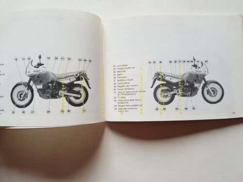 Kawasaki KLR 650 TENGAI 1989 manuale uso manutenzione libretto originale