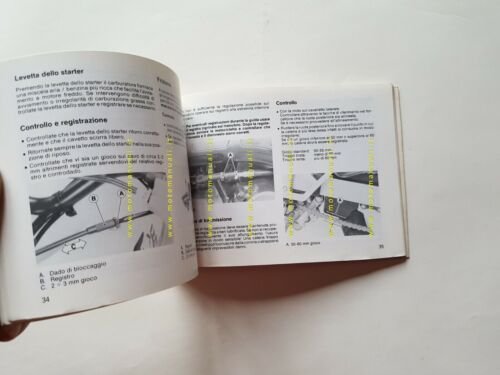 Kawasaki KLR 650 TENGAI 1989 manuale uso manutenzione libretto originale