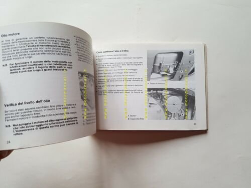 Kawasaki KLR 650 TENGAI 1989 manuale uso manutenzione libretto originale