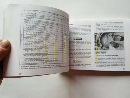 Kawasaki KLX 300 R 2000 manuale uso manutenzione libretto originale …