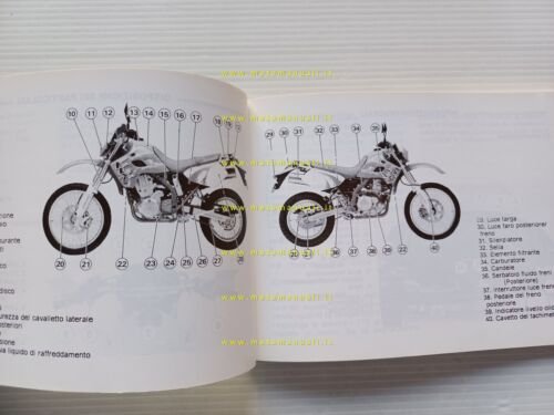 Kawasaki KLX 650 1992 manuale uso manutenzione libretto originale italiano