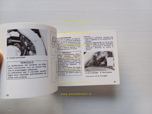 Kawasaki KLX 650 1992 manuale uso manutenzione libretto originale italiano