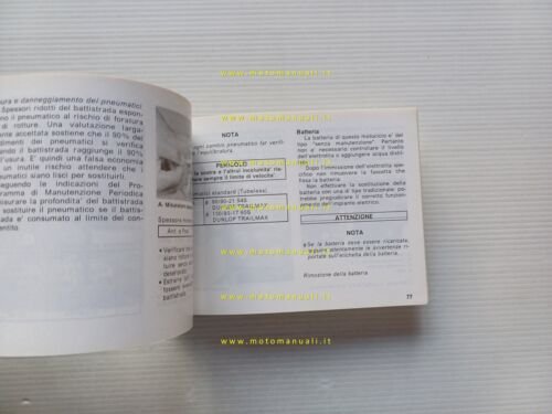 Kawasaki KLX 650 1992 manuale uso manutenzione libretto originale italiano