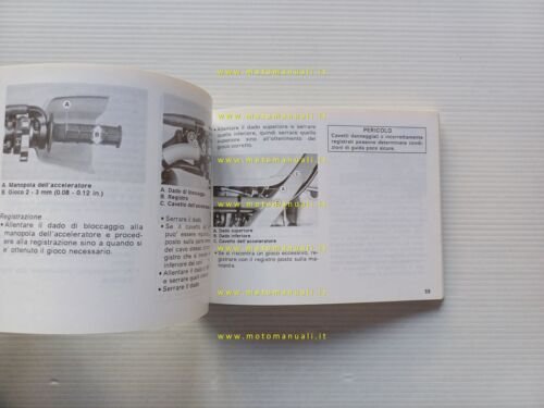 Kawasaki KLX 650 1992 manuale uso manutenzione libretto originale italiano