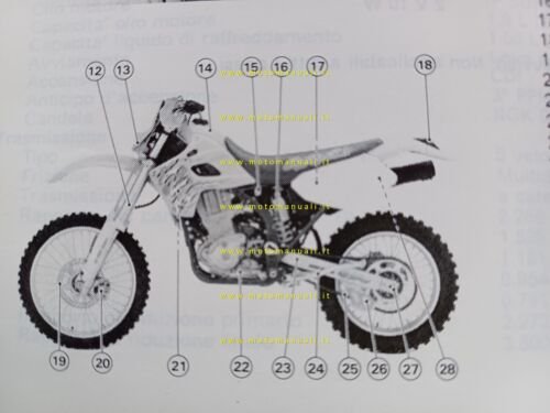 Kawasaki KLX 650 R Enduro 1992 manuale uso manutenzione italiano …