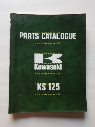 Kawasaki KS 125 1974-75 catalogo ricambi originale spare parts catalogue