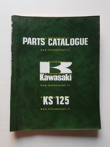 Kawasaki KS 125 1974-75 catalogo ricambi originale spare parts catalogue