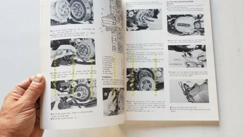 Kawasaki KS 125 series 1973 manuale officina originale workshop manual