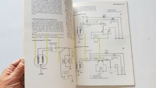 Kawasaki KS 125 series 1973 manuale officina originale workshop manual