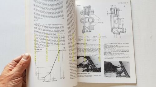 Kawasaki KS 125 series 1973 manuale officina originale workshop manual