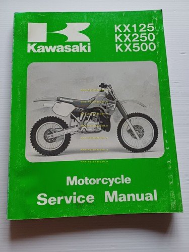 Kawasaki KX 125 - 250 - 500 1988 manuale officina …