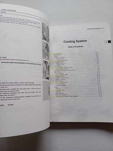 Kawasaki KX 125 - KX 250 1992 manuale officina INGLESE …