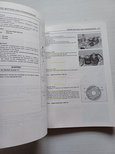 Kawasaki KX 125 - KX 250 1992 manuale officina INGLESE …