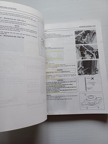 Kawasaki KX 125 - KX 250 1992 manuale officina INGLESE …