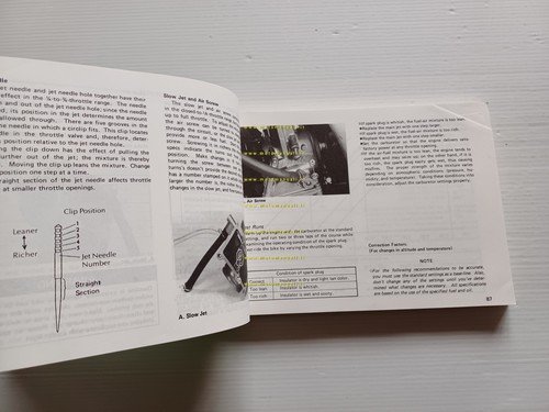 Kawasaki KX 125-250-500 Cross 1991-92 manuale uso manutenzione libretto original