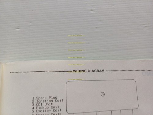 Kawasaki KX 125 Cross 1988-89 manuale uso manutenzione libretto inglese …