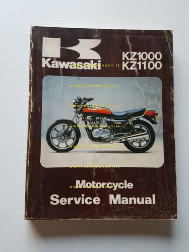 Kawasaki KZ 1000 - 1100 1981-83 manuale officina INGLESE originale …