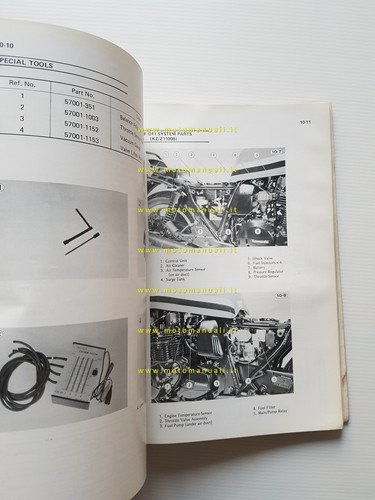 Kawasaki KZ 1000 - 1100 1981-83 manuale officina INGLESE originale …