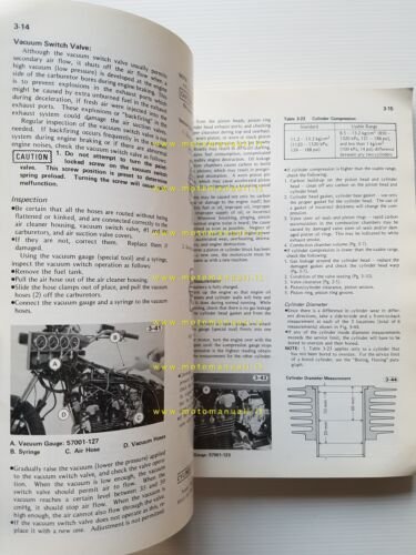 Kawasaki KZ 1000 - 1100 1981 manuale officina INGLESE originale …