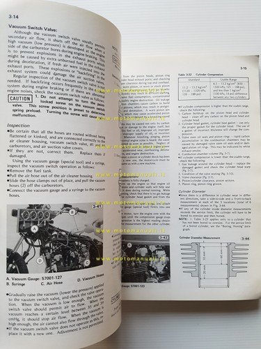 Kawasaki KZ 1000 - 1100 1981 manuale officina INGLESE originale …