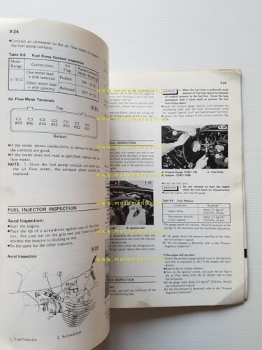 Kawasaki KZ 1000 - 1100 1981 manuale officina INGLESE originale …