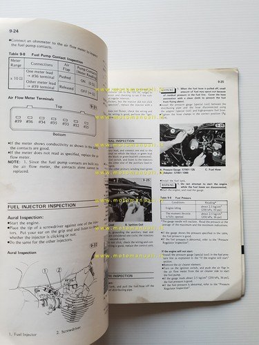 Kawasaki KZ 1000 - 1100 1981 manuale officina INGLESE originale …