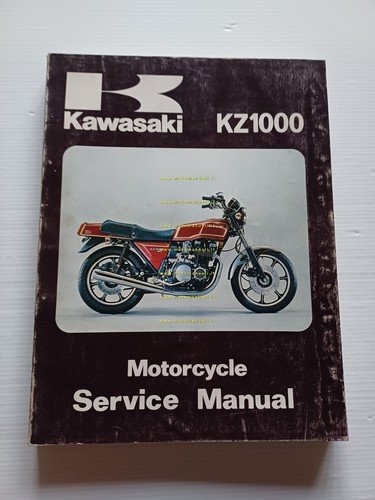 Kawasaki KZ 1000 1978-80 manuale officina originale INGLESE workshop manual