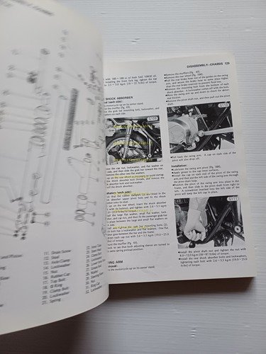 Kawasaki KZ 1000 1978-80 manuale officina originale INGLESE workshop manual