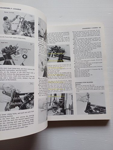 Kawasaki KZ 1000 1978-80 manuale officina originale INGLESE workshop manual