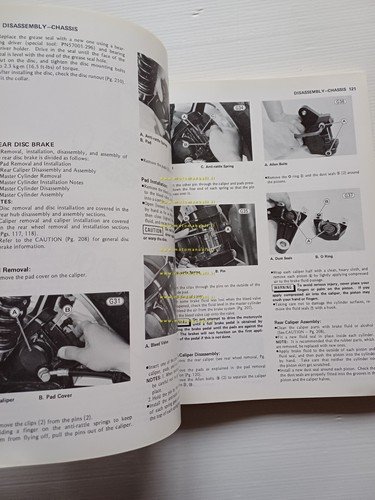 Kawasaki KZ 1000 Shaft 1979-80 manuale officina originale INGLESE shop …