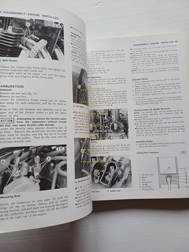 Kawasaki KZ 1000 Shaft 1979-80 manuale officina originale INGLESE shop …