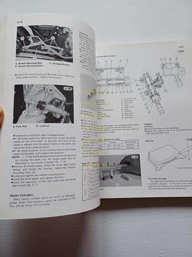 Kawasaki KZ 1100 Shaft 1981-82 manuale officina originale INGLESE shop …