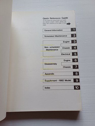 Kawasaki KZ 1100 Shaft 1981-82 manuale officina originale INGLESE shop …