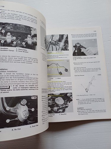 Kawasaki KZ 1100 Shaft 1981-82 manuale officina originale INGLESE shop …