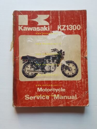 Kawasaki KZ 1300 A1 1979 manuale officina riparazione originale inglese