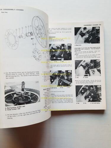 Kawasaki KZ 1300 A1 1979 manuale officina riparazione originale inglese